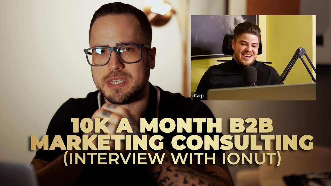 Client earning 10k a month with B2B Marketing Consulting