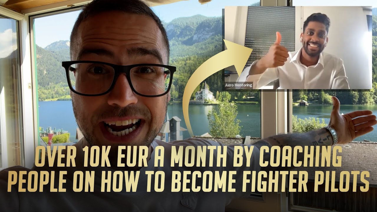 Client earning 11k+ Euros a month by coaching people on how to become a fighter pilot