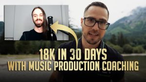 Client earning 18k in 30 days with music production coaching