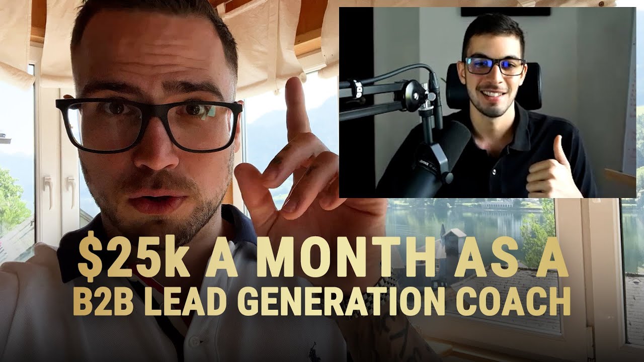 Client earning $25k a month as a B2B Lead Generation Coach