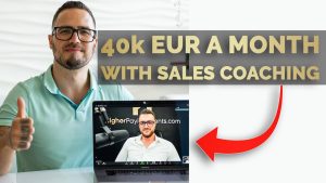 Client makes 40k euros a month with sales coaching