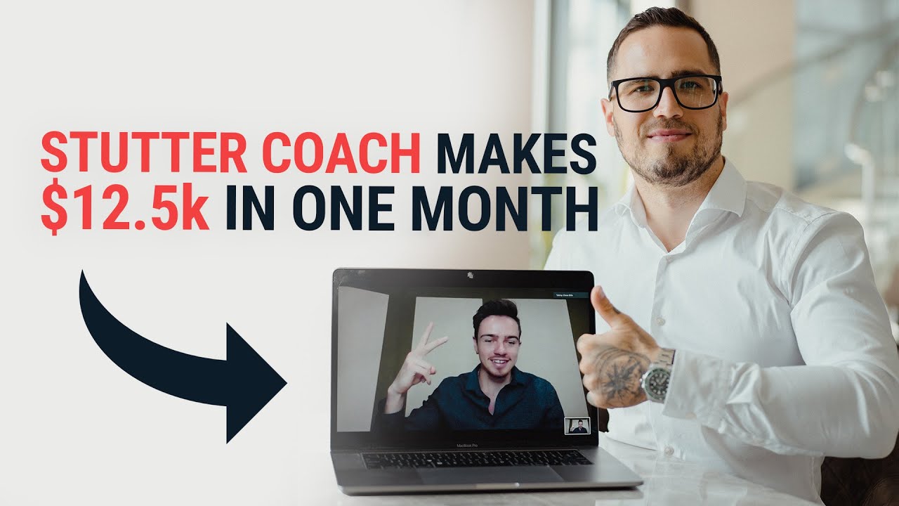 Stutter coach client makes 10k in one month
