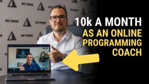 Client earning 10k a month as an online programming coach