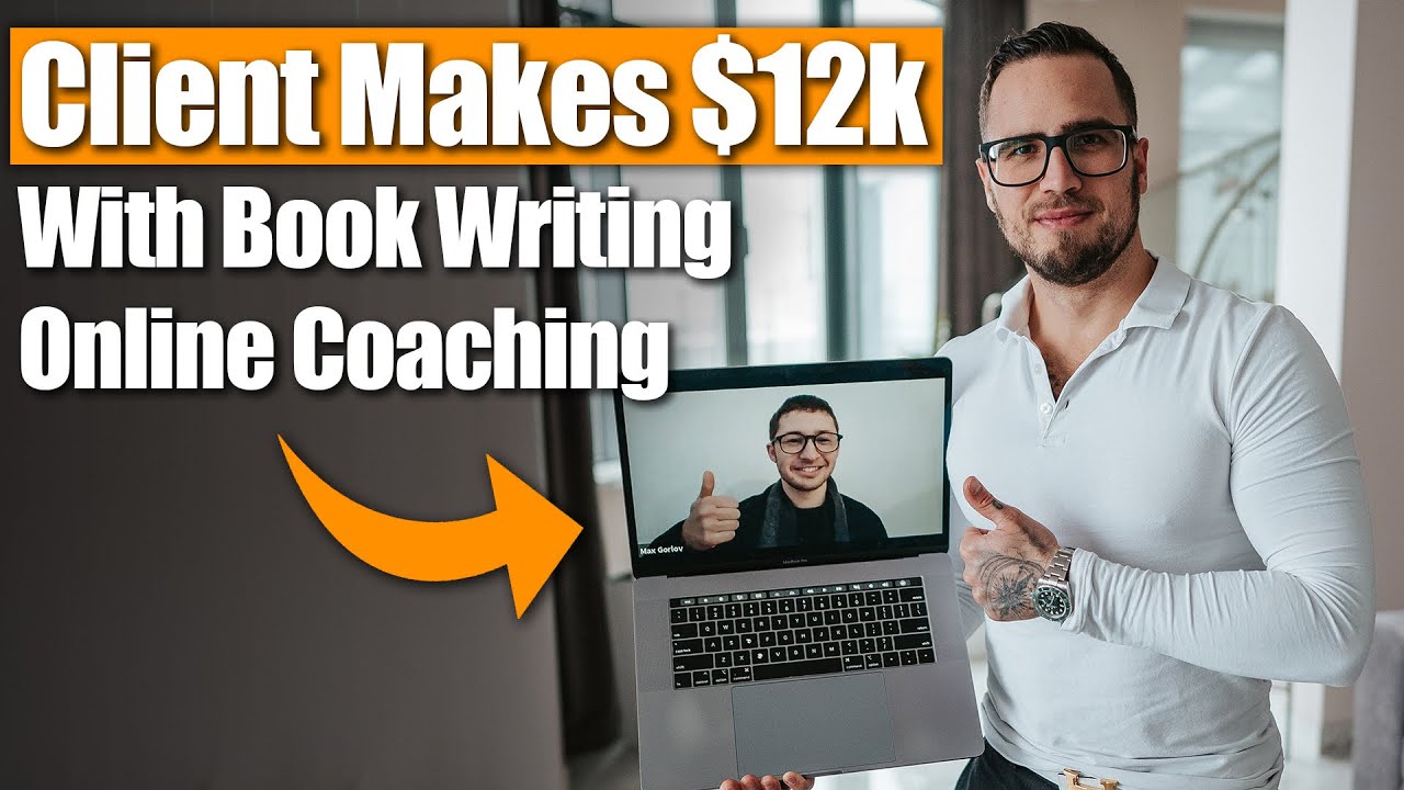 Client makes $12k with book writing online coaching
