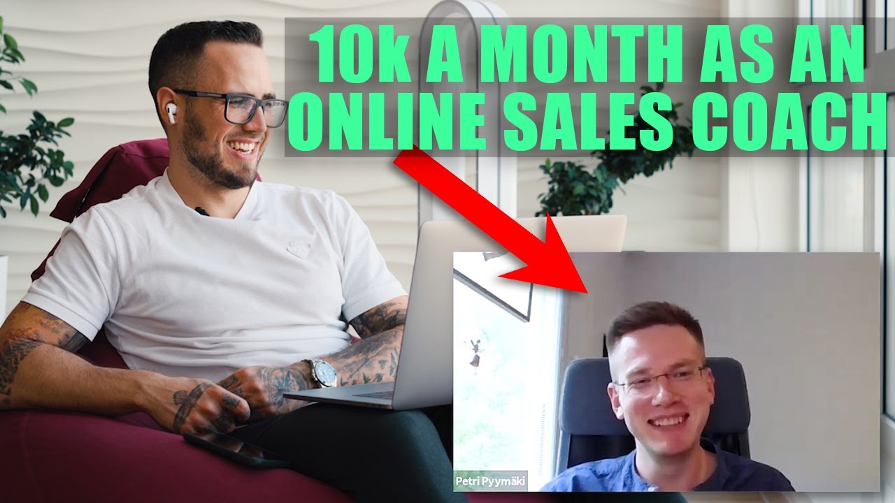Client makes 10k a month as online sales coach