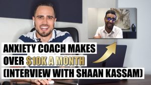 Anxiety coach client makes over $10k a month