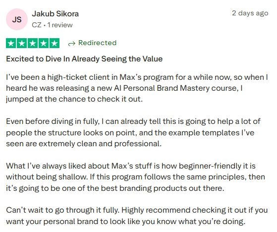 Excitement about the new course and its structure