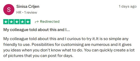 Satisfaction with simple, customizable tools that spark posting ideas