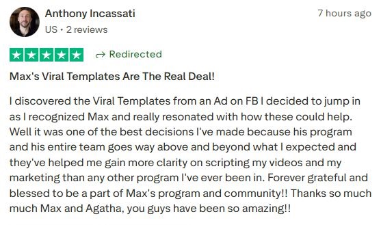 Gained more clarity on video scripting and marketing than from any other program