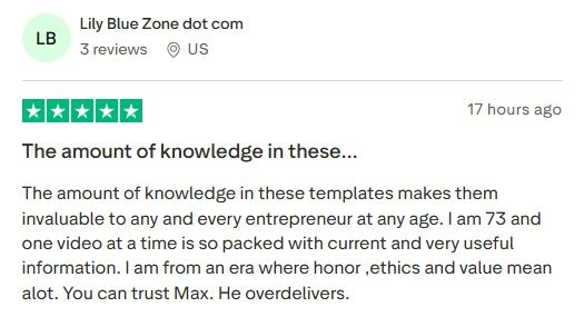 73-year-old impressed by valuable, trustworthy content