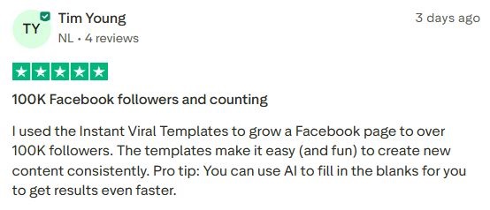 100K Facebook followers and counting