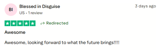 Excited and optimistic about the future.