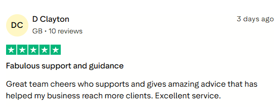 Received excellent support and advice that helped the business reach more clients.