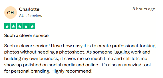 Busy professional saving time with polished photos for business and branding.