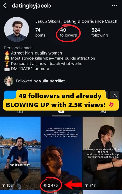 2.5K Views with only 49 followers