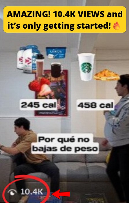 reel just hit 10.4K views