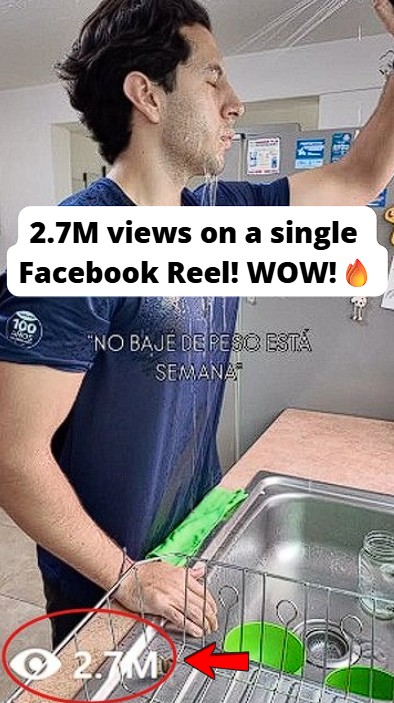 2.7 million views on Facebook Reel