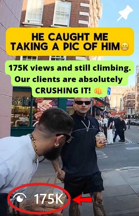 175K views on photography IG Reel