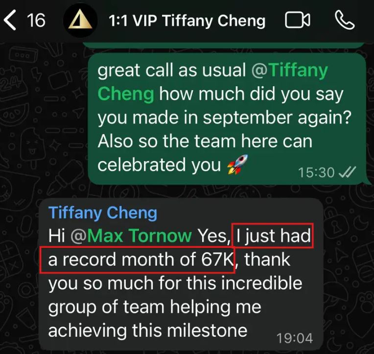 Celebrating a record month of 67K in September with support from the team.