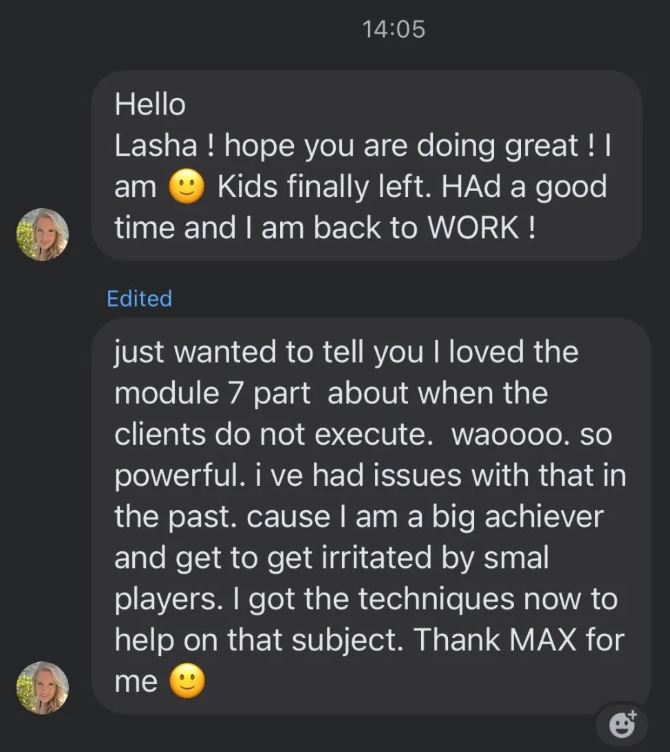 Appreciates Module 7 techniques for handling non-executing clients.