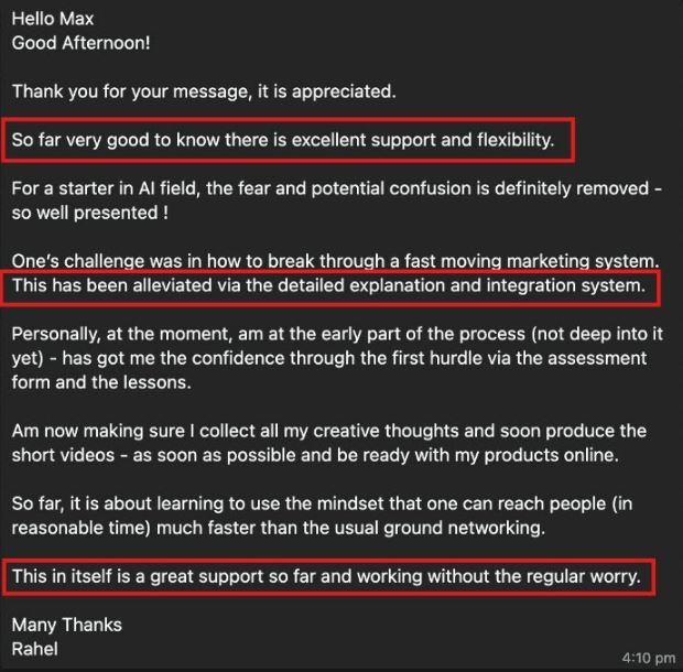 Beginner finds confidence and support