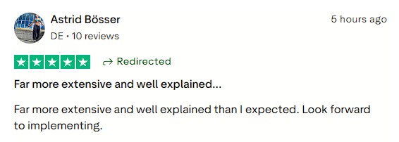 Excited for thorough, easy-to-understand guidance.