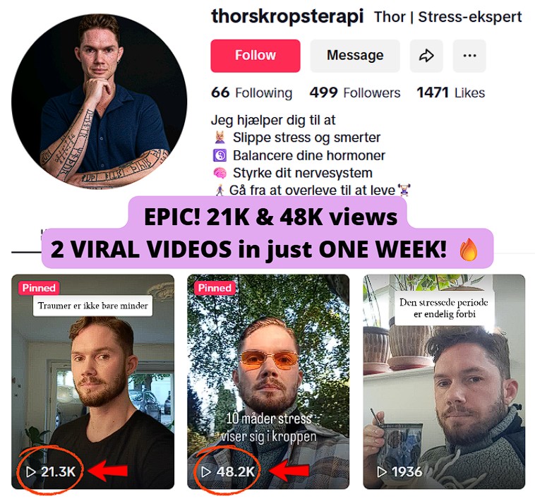 2 viral videos with 21K & 48K views in just one week