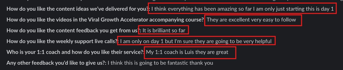 Day 1 and impressed with videos and support.