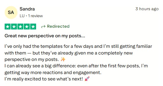 New user already noticing higher engagement.