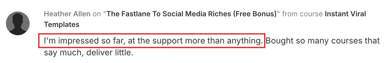 Impressed by the strong support.