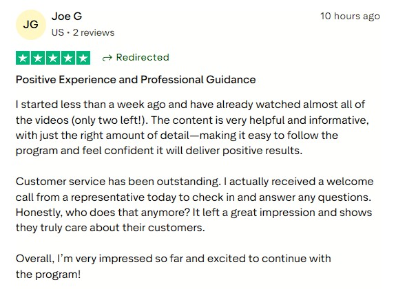 Impressed by the helpful content and great support.