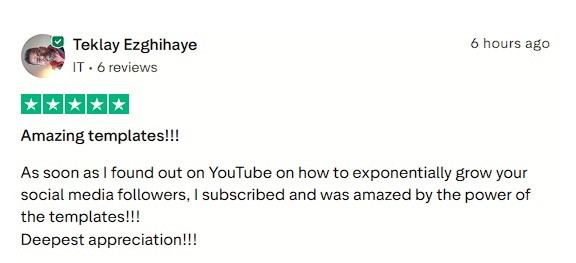 Amazed by the templates’ power.