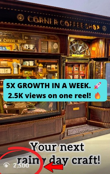 Client 5×’d her views in a week with a 2.5K IG Reel.