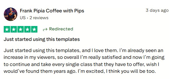 New user sees more viewers already and is excited to take all courses.