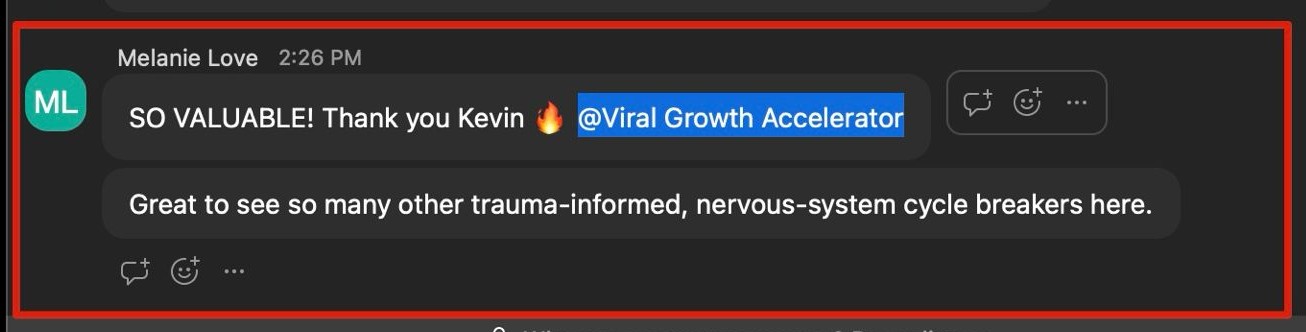 Thankful for valuable content and community with fellow trauma-informed members.