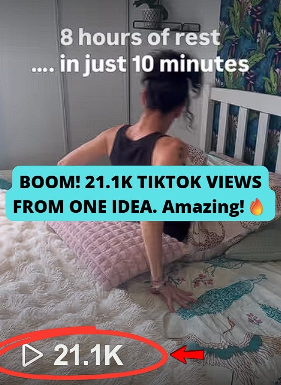 Reached 21.1k views on a TikTok Video.