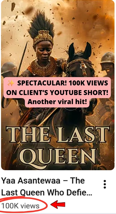 YouTube Short exploded with 100K views.