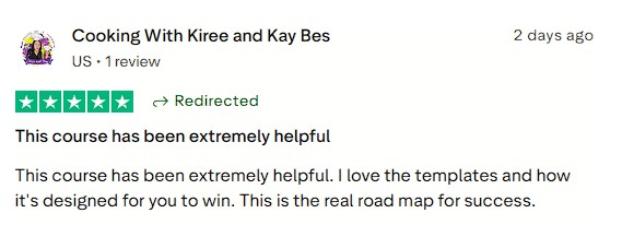 Finds the course extremely helpful.