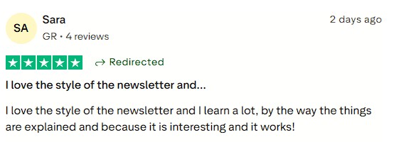 Loves the newsletter's engaging style and effective, clearly explained content.