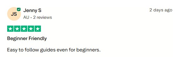 The guides are praised for being beginner-friendly and easy to follow.
