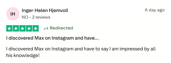 Deeply impressed by the breadth and depth of Max's knowledge.