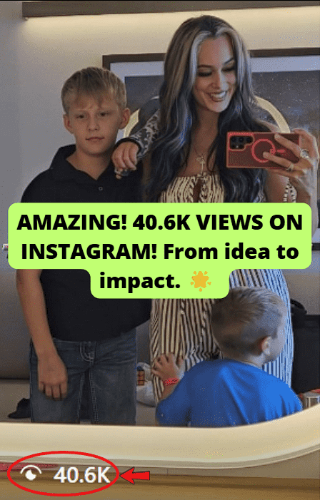 Gained 40.6K views on an Instagram Reel.