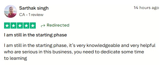 Finds the program highly knowledgeable and helpful for those serious about the business.