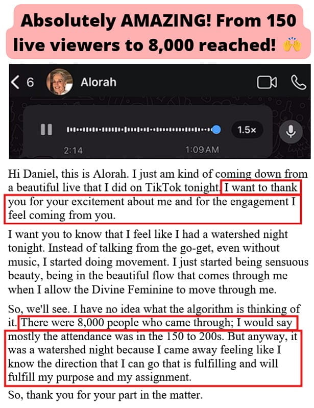 From 150 live viewers to 8,000 reached.