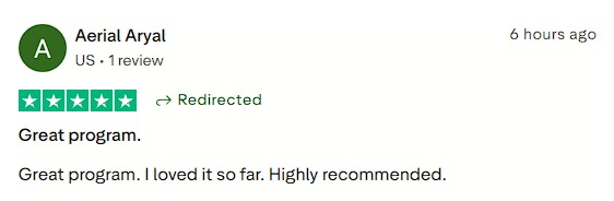 Expresses strong enjoyment and gives the program a high recommendation.