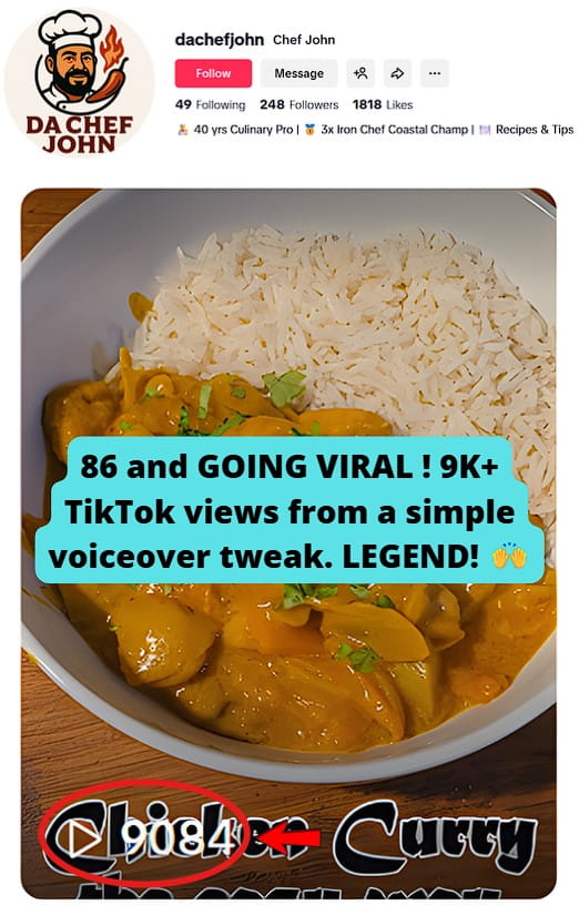 Smartphone_Freedom_Lifestyle_Review_713 Followed up on the advice to use a voiceover, and the video reached over 9,000 views on TikTok.