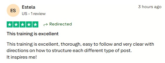 Smartphone_Freedom_Lifestyle_Review_714 Finds the training excellent and inspiring.