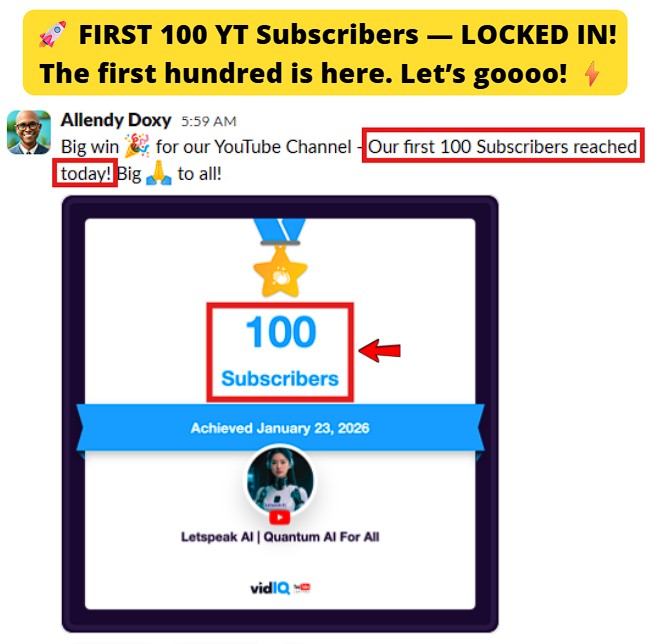 Smartphone_Freedom_Lifestyle_Review_744 Celebrates a significant milestone by reaching his first 100 YT subscribers.