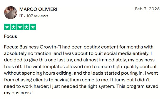 Smartphone_Freedom_Lifestyle_Review_794 Used the system, gained viral momentum, attracted inbound leads, and experienced major business growth.