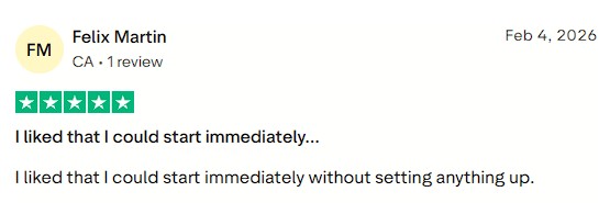 Smartphone_Freedom_Lifestyle_Review_796 Liked being able to start immediately without needing any setup.